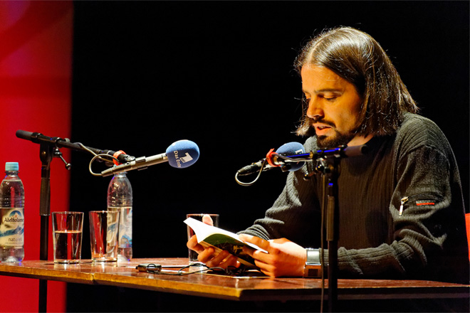 Nikolai Vogel: Lesung Wortspiele München 12, Photo (c) Klaus Kindermann