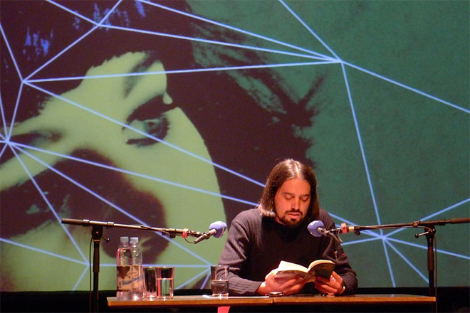 Nikolai Vogel: Lesung Wortspiele München 12, Photo (c) Daniela Weiland