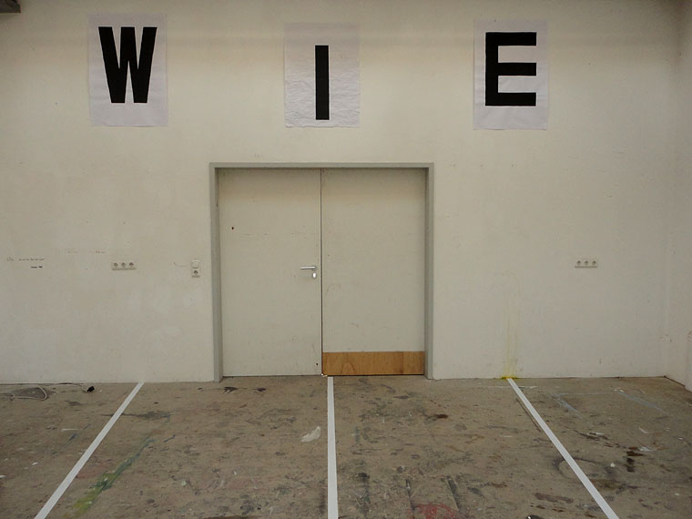 Nikolai Vogel: W I E (aus der Serie Three Letter Words)