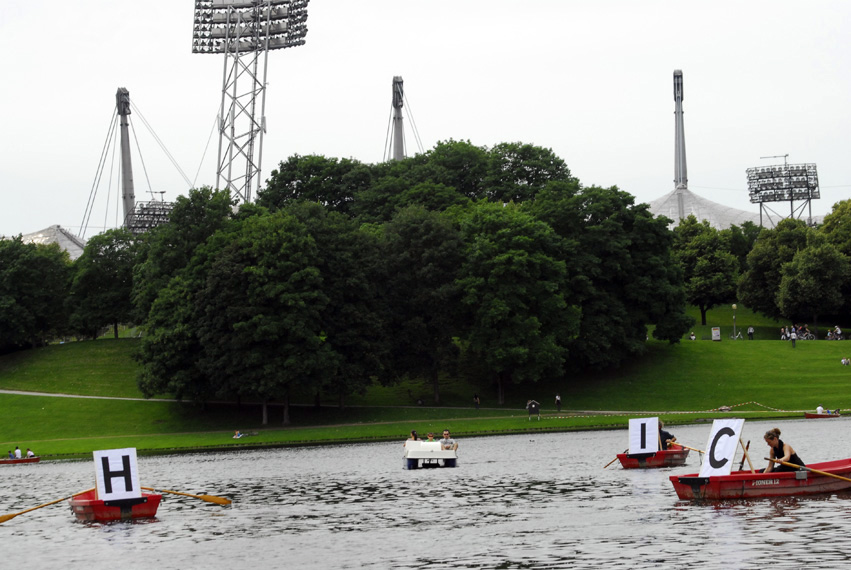 Die erste M&uuml;nchner See-Triennale f&uuml;r Performance-Kunst: Nikolai Vogel