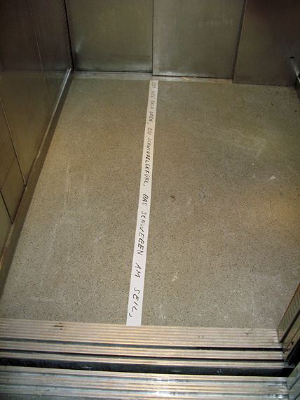 Nikolai Vogel: Große ungeordnete Aufzählung (Detail): Platform3 Opening